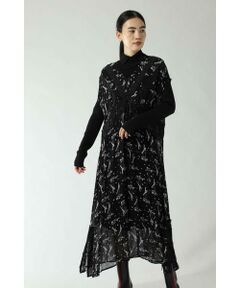 WOMAN PRINT LACE DRESS