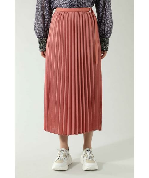 ROSE BUD / ローズ バッド スカート | ベルトデザインプリーツスカート | 詳細2