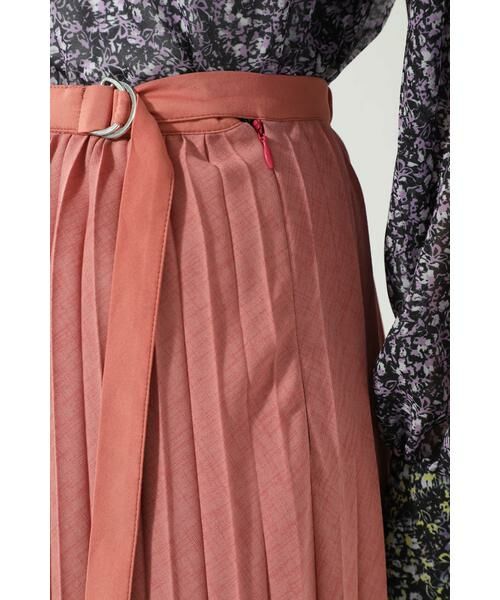 ROSE BUD / ローズ バッド スカート | ベルトデザインプリーツスカート | 詳細6