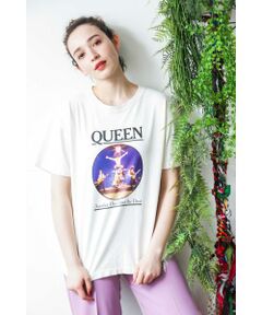 QUEENプリントTシャツ