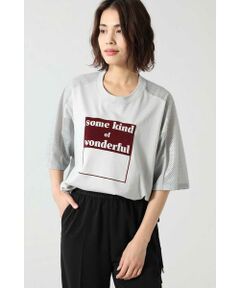 バックメッシュロゴTシャツ