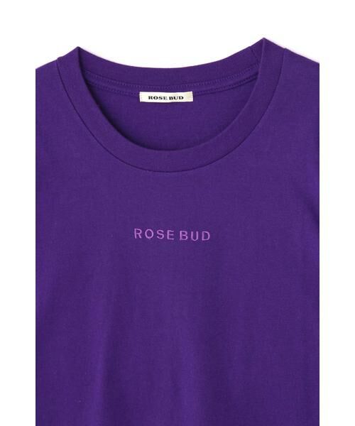 ROSE BUD / ローズ バッド カットソー | ROSE BUDロゴ刺繍Tシャツ | 詳細4