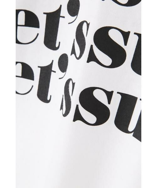 ROSE BUD / ローズ バッド カットソー | ロゴグラフィックリラックスサイズTEE | 詳細11
