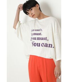 ビッグシルエットスラブTシャツ