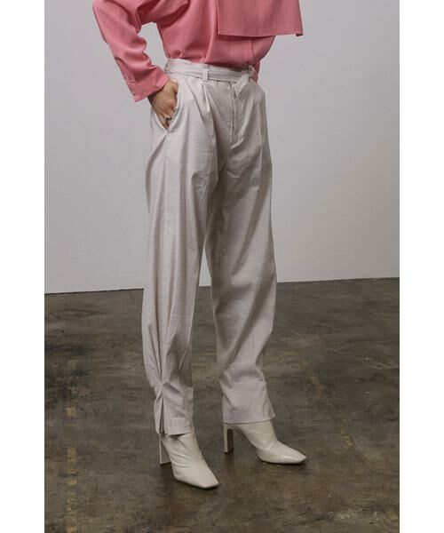ROSE BUD / ローズ バッド パンツ | 裾タックデザインパンツ | 詳細1