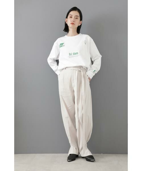ROSE BUD / ローズ バッド パンツ | 裾タックデザインパンツ | 詳細2