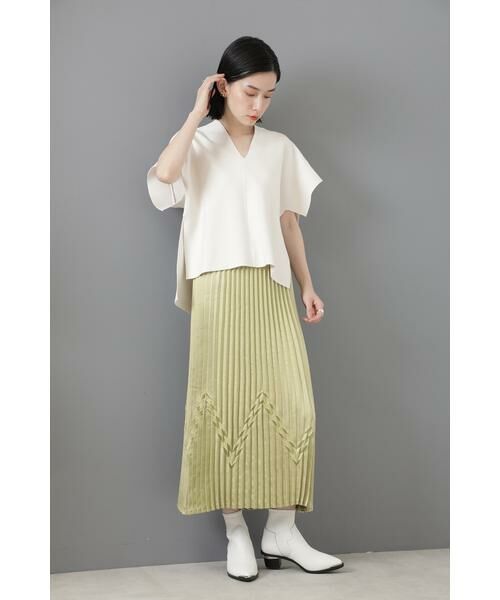 セール】 デザインプリーツスカート （スカート）｜ROSE BUD / ローズ 