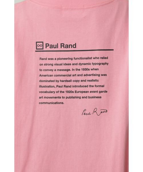 ROSE BUD / ローズ バッド カットソー | Paul RandグラフィックロングTシャツ | 詳細10