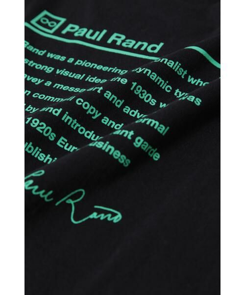 ROSE BUD / ローズ バッド カットソー | Paul RandグラフィックロングTシャツ | 詳細24