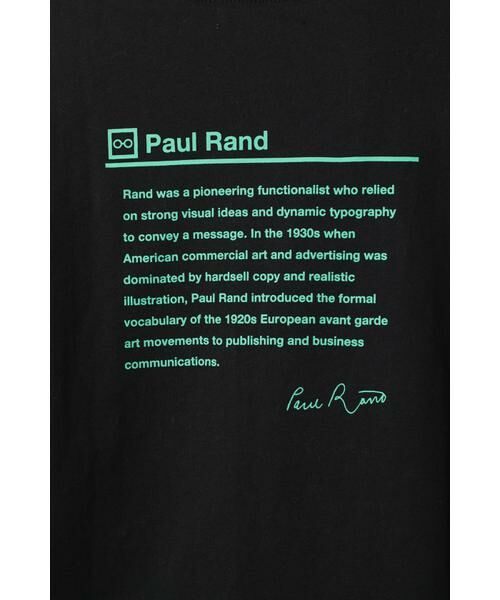 ROSE BUD / ローズ バッド カットソー | Paul RandグラフィックロングTシャツ | 詳細23