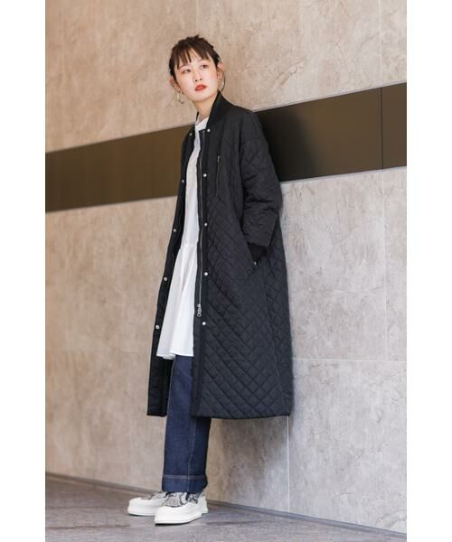 完全限定 Quilted long coat キルティッドロングコート | gcvalues.com