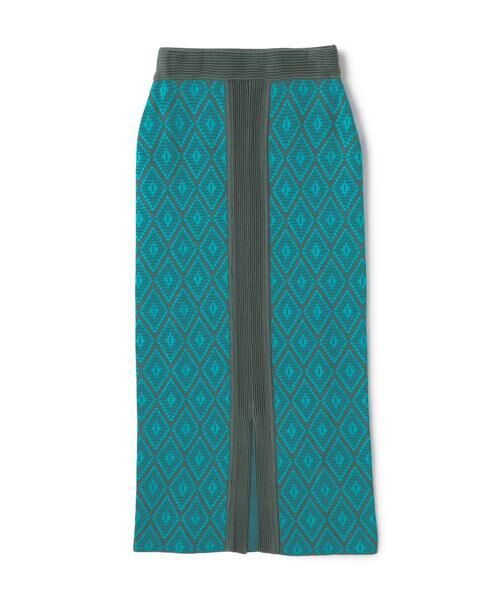 ROSE BUD / ローズ バッド スカート | ジャガードニットスカート | 詳細4