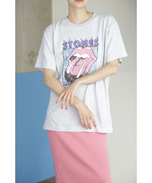 ROSE BUD / ローズ バッド カットソー | THE ROLLING STONESプリントTシャツ | 詳細4