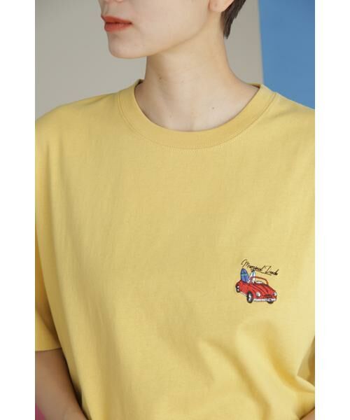 ROSE BUD / ローズ バッド カットソー | ワンポイント刺繍Tシャツ | 詳細6