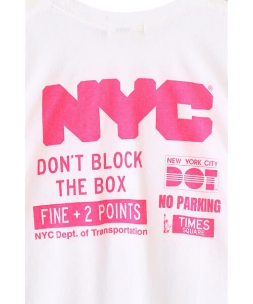 ROSE BUD / ローズ バッド カットソー | NYC ロゴプリントロングTシャツ | 詳細10
