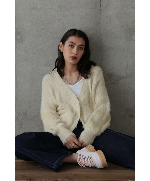 ニット/セーター専用 80s vintage shaggy fur vitamin knit
