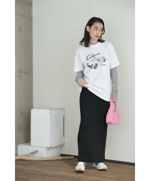 ROSE BUD / ローズ バッド カットソー | 車Ｔシャツ | 詳細1