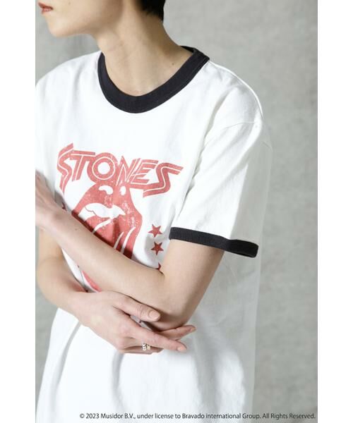 ROSE BUD / ローズ バッド カットソー | ROLLING STONESリンガーTシャツ | 詳細9