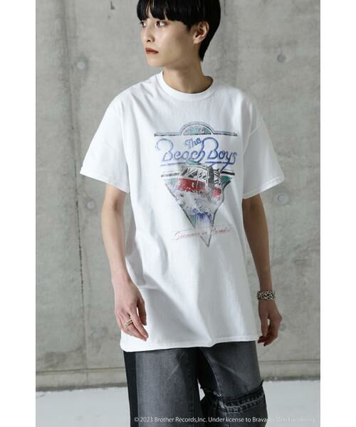 ROSE BUD / ローズ バッド カットソー | The Beach BoysロゴプリントTシャツ | 詳細5