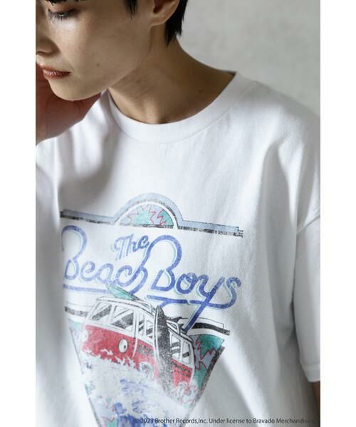 ROSE BUD / ローズ バッド カットソー | The Beach BoysロゴプリントTシャツ | 詳細8