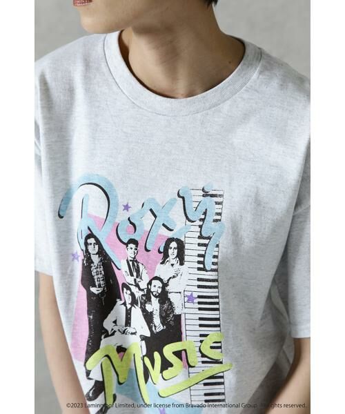 ROSE BUD / ローズ バッド カットソー | ROXY MUSICロゴプリントTシャツ | 詳細8