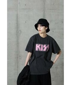 KISSロゴプリントTシャツ