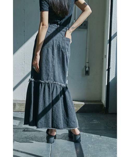 ROSE BUD / ローズ バッド スカート | <WEBメディア掲載>リメイク風デニムスカート | 詳細16