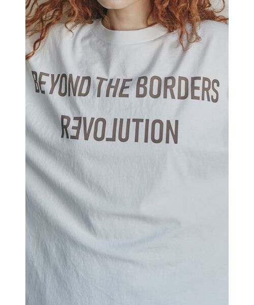 ROSE BUD / ローズ バッド カットソー | REVOLUTION プリント＆刺繍 Tシャツ | 詳細7