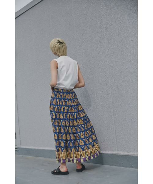 ROSE BUD / ローズ バッド スカート | アフリカンプリントスカート | 詳細2