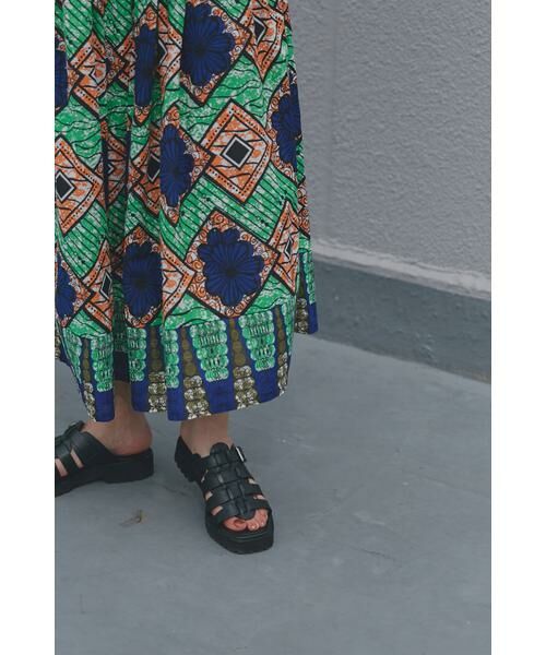 ROSE BUD / ローズ バッド スカート | アフリカンプリントスカート | 詳細14