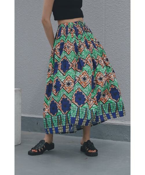 ROSE BUD / ローズ バッド スカート | アフリカンプリントスカート | 詳細10
