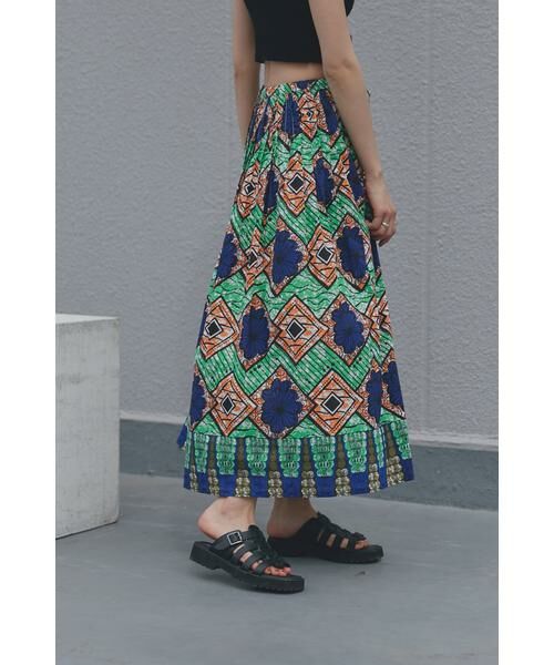 ROSE BUD / ローズ バッド スカート | アフリカンプリントスカート | 詳細11