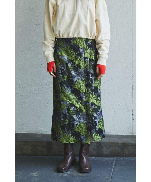 ROSE BUD / ローズ バッド スカート | 花柄ジャカードスカート | 詳細15