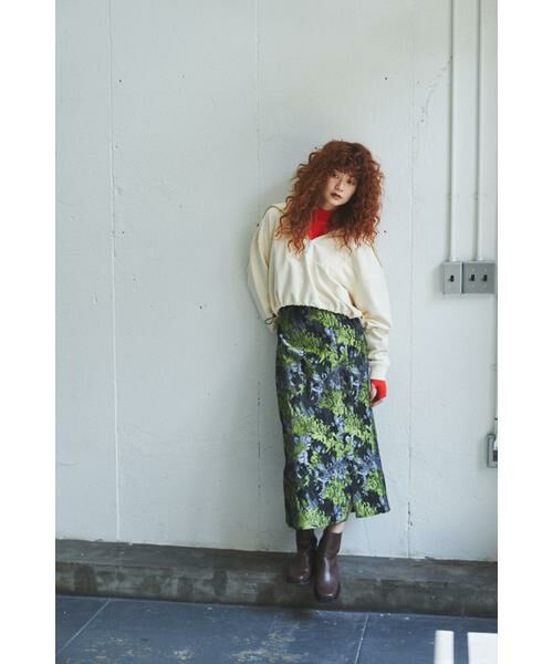 ROSE BUD / ローズ バッド スカート | 花柄ジャカードスカート | 詳細16
