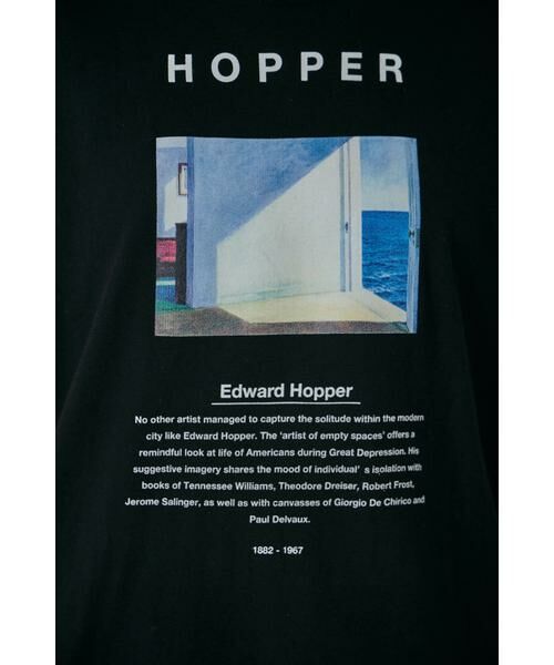 ROSE BUD / ローズ バッド カットソー | Edward Hopper グラフィックTシャツ | 詳細11