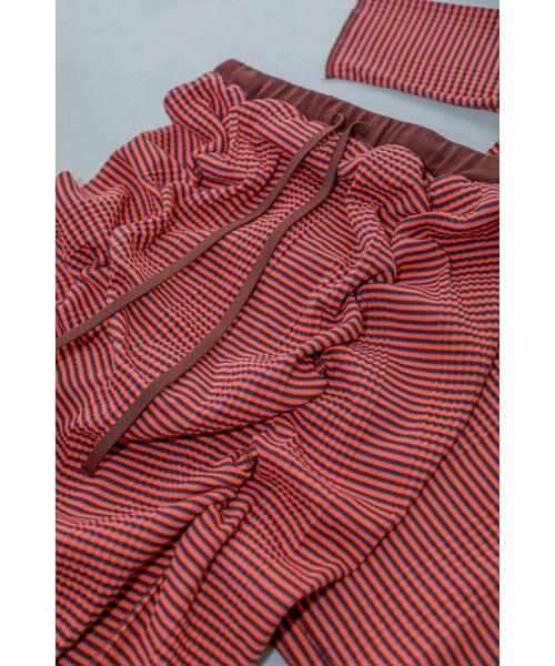 ROSE BUD / ローズ バッド スカート | マルチボーダーシャーリングタイトスカート | 詳細18