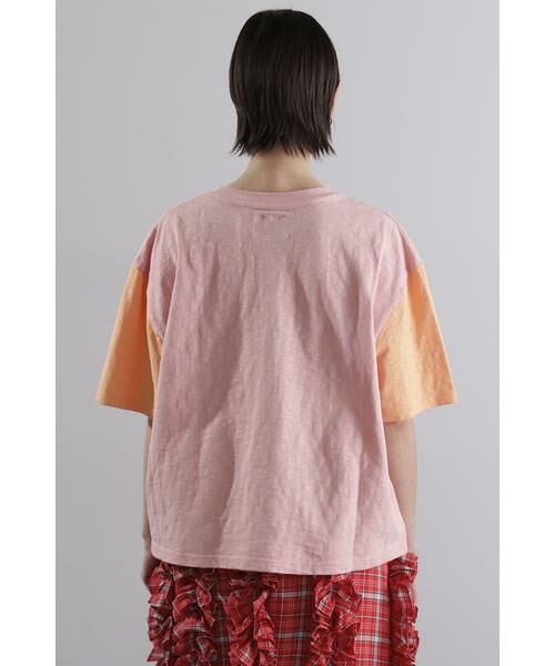 ROSE BUD / ローズ バッド カットソー | 袖配色 プリントTシャツ | 詳細6