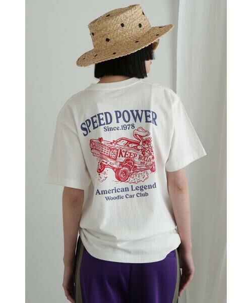 ROSE BUD / ローズ バッド カットソー | クラシックカーイラストTシャツ | 詳細6