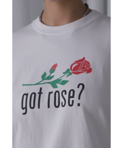 ROSE BUD / ローズ バッド カットソー | GOT ROSE Tシャツ | 詳細7