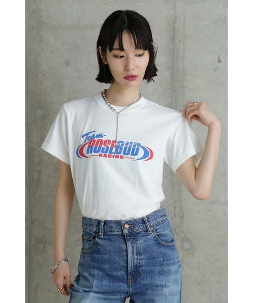 ROSE BUD / ローズ バッド カットソー | ROSE BUD racing team Tシャツ | 詳細18