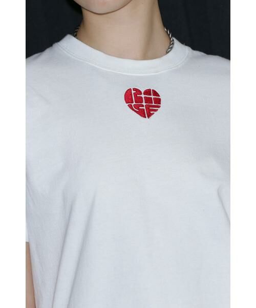 ROSE BUD / ローズ バッド カットソー | ROSE HEART Tシャツ | 詳細7