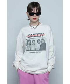 QUEEN フォトプリントロングTシャツ