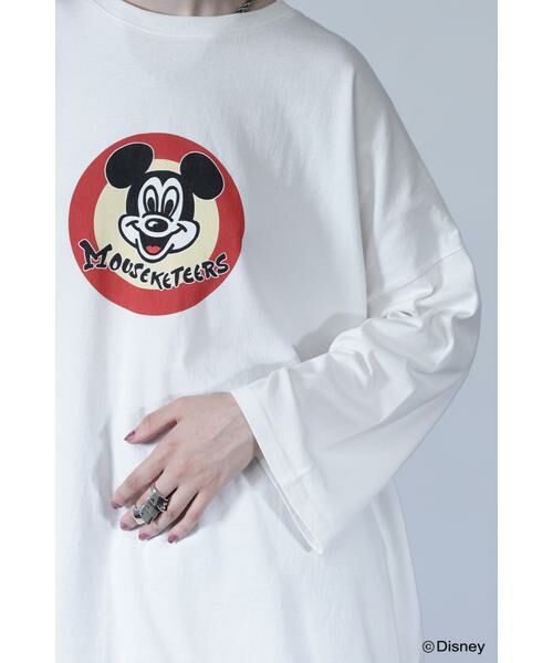 ROSE BUD / ローズ バッド カットソー | circle MICKEY MOUSE ロングTシャツ | 詳細8