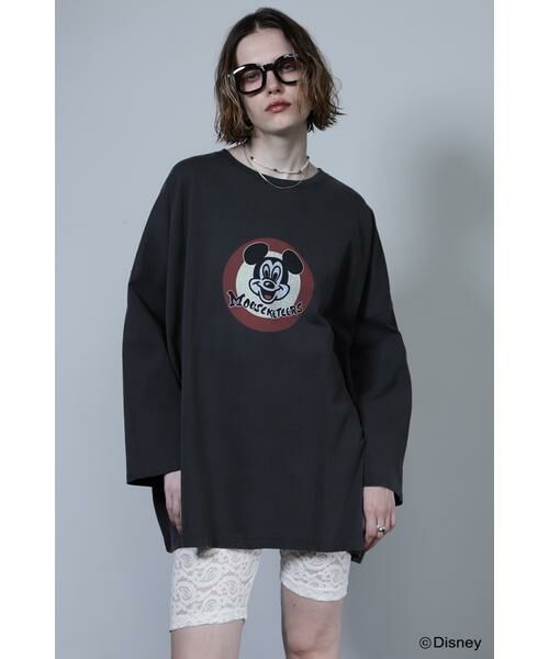 ROSE BUD / ローズ バッド カットソー | circle MICKEY MOUSE ロングTシャツ | 詳細13