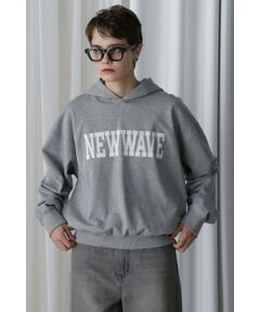 「NEW WAVE」ロゴ フーデッド スウェット