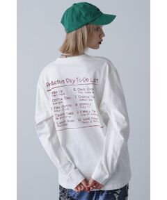 プリントロングTシャツ