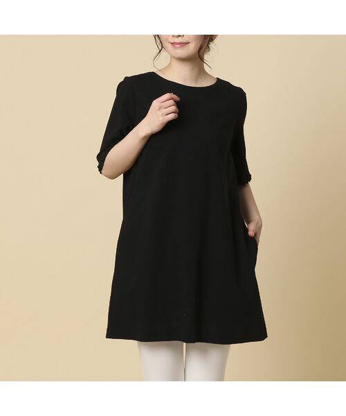 セール フラワーモチーフショート丈ワンピース チュニック Rose Tiara ローズティアラ ファッション通販 タカシマヤファッションスクエア