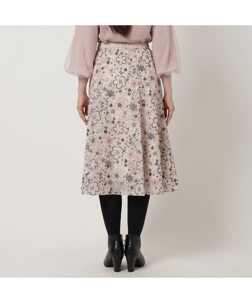 Rose Tiara / ローズティアラ ミニ・ひざ丈スカート | オーガンジー刺繍スカート | 詳細6