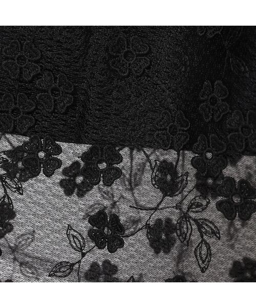 Rose Tiara / ローズティアラ ミニ・ひざ丈スカート | フラワー刺繍フレアスカート | 詳細18