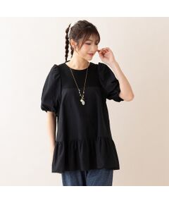 Rose Tiara #snc ローズティアラ チュニック 46 紺 大きいサイズ